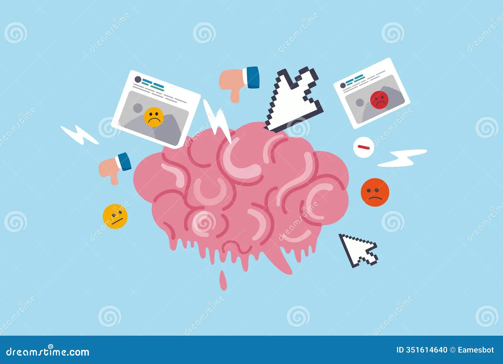 Brain Rot causa pelo consumo excessivo de conteúdos superficiais em aparelhos eletrônicos